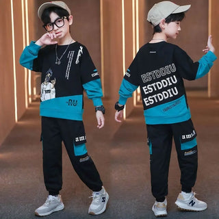 Boys Tracksuits Kids Clothes Set