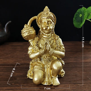 Professional jade color hanuman statue