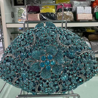 Rhinestones Bridal Evening Party Clutch Bag