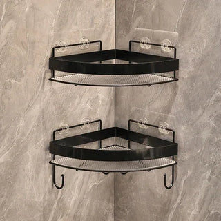 Wall Mounted Golden Bathroom Storage Rack