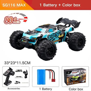 ZLL SG116PRO/SG116MAX/SG316PRO/SG316MAX 40-80KM/H 4WD Off-Road Truck High Speed Drift Brushless Motor Remote Control Car Toy