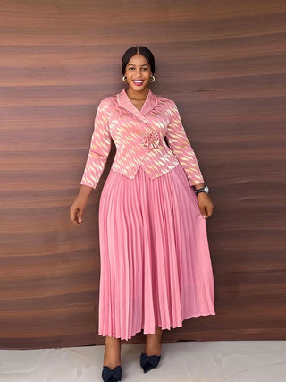 Luxury Evening Party Formal Pleated Dress