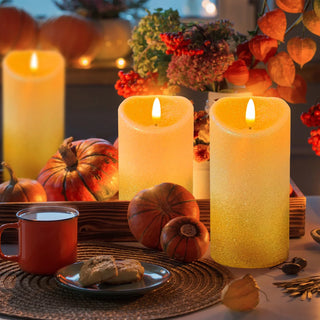 6pcs Led Flameless Electric Candles Remote Electric Rechargeable Flameless Candle Operated for Christmas Halloween Home Decor