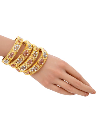 Wedding Party Colorful Hollow Bangle