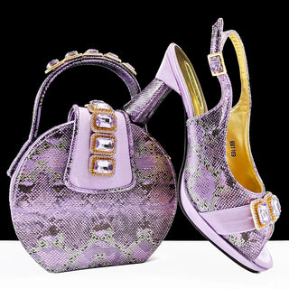 High Quality African Style Shoes & Bags Set