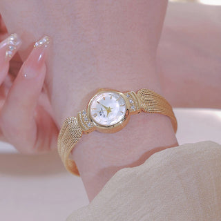 Top Brand Watches For Women Diamond Golden Quartz New Women's Gold Watch Fashion Dress Lady Female Small Wristwatch Gifts