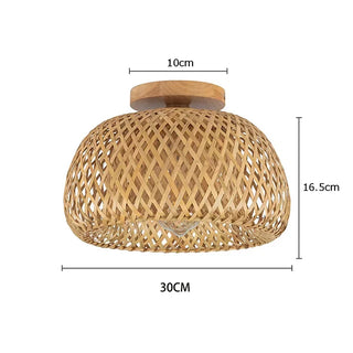 Bamboo Hand Weaving Ceiling Lights