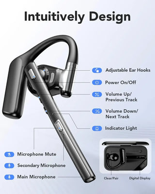 All Day Talk Time Bluetooth Headset
