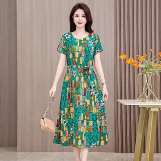 Bohemian Print O - Neck Party Dress - Epictzar Intl.