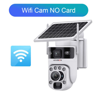 Optical Zoom Outdoor Solar Security Camera
