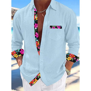 Simple Comfortable Linen Men's Shirt
