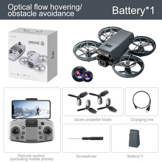 Xiaomi V86 Drone Optical Flow Positioning Quadcopter HD Dual Camera Folding Intelligent Obstacle Avoidance Remote Control Air