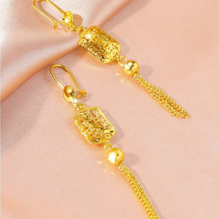 Luxury 24K Gold Exquisite Geometric Earrings - Epictzar Intl.
