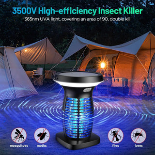 Portable Solar Electric Bug Zapper