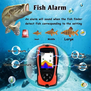 Handheld Fish Depth Finder Sonar Sensor Fish Finder - Epictzar Intl.