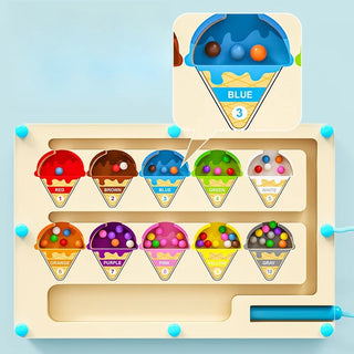 Magnetic Digital Bead Maze Toy