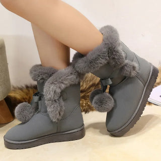 Trendy Warm Women's Suede Boots