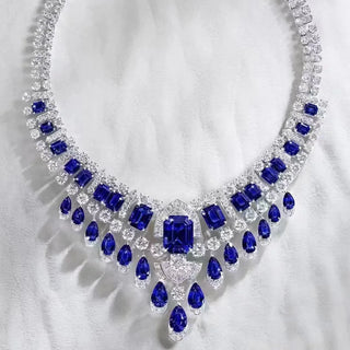 Luxury Gem Bridal Banquet Necklace