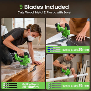 Lightweight Electric Jigsaw Powered Tools