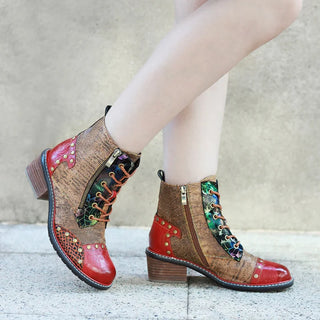 Round Toe Comfortable Casual Party Booties