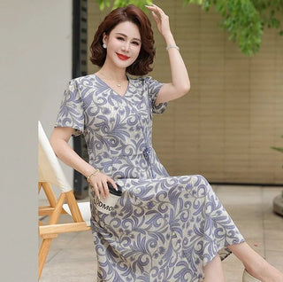 Floral Chiffon Beach Party Midi Dress - Epictzar Intl.