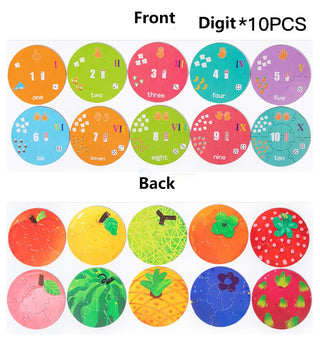 Letter Digits Animal 36pcs Puzzle