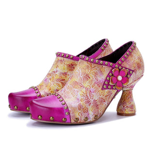   Women's Floral Print Pumps Party Shoes