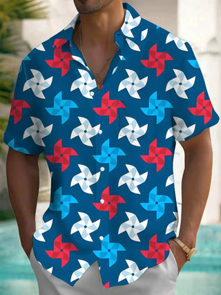 Leisure Street Walk Hawaiian Printed Full Open Button Shirt - Epictzar Intl.
