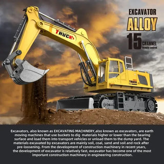 RC Excavator Electric Engineering Toy Vehicle