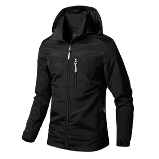 Mens Windbreaker Hooded Combat Jackets