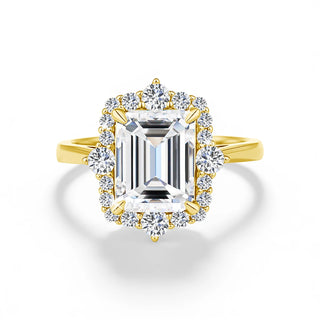 Luxury 14K Gold Engagement Bridal Ring