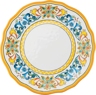 ware 12 Piece Chianti Melamine Dinnerware Sets, Outdoor Dishes Set, Plates and Bowls Sets, Service for 4, Multicolor
