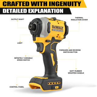 Cordless Screwdriver Brushless Combo Kit