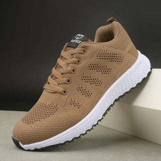 Trendy Flat Lace Up Running Shoes - Epictzar Intl.