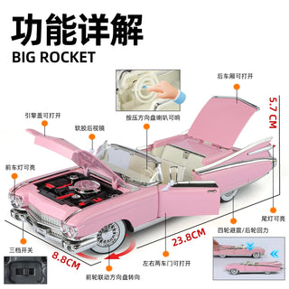 Cadillac Classic Rocket Realistic Toy Car