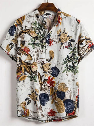 Men's Retro Printed Pattern Shirt