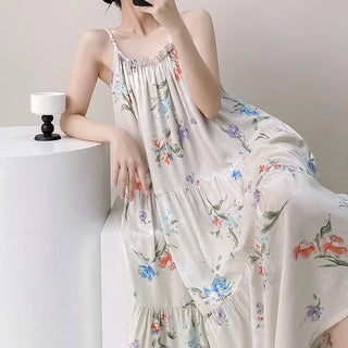 Women Suspender Dress Home Nightgowns