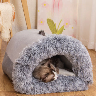 Portable Warm Plush Dog Kennel
