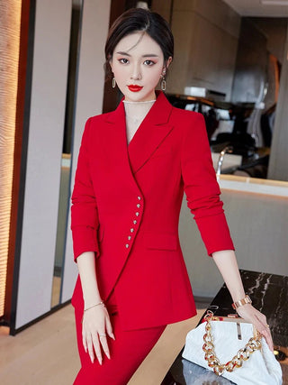 Formal Business Ladies Work Wear 2Pcs Set - Epictzar Intl.