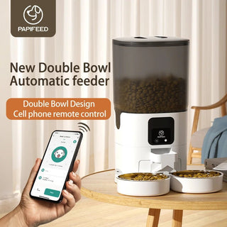 Smart Automatic Double Bowl Pet Feeder - Epictzar Intl.