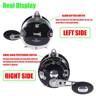 Alloy Body Saltwater Trolling Drum Fishing Reel - Epictzar Intl.