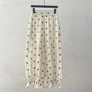 Elastic Waist Vintage Wide Leg Pants