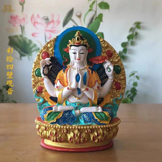 Tibetan Buddhist Statue Ornament Figurine