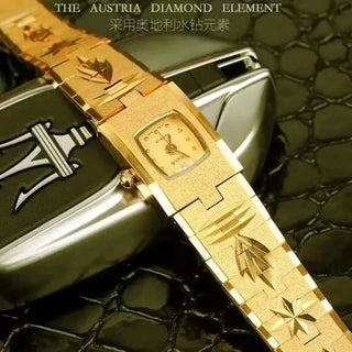 Luxurious Lovers 24K Gold Watch