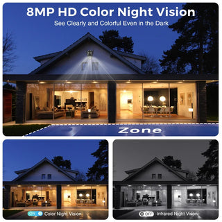 Dual Lens WiFi Surveillance Security Camera