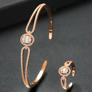 GODKI Luxury Trendy Saudi Arabia Bangle Ring  Jewelry Sets For Women Wedding Party Indian Dubai brincos para as mulheres 2023