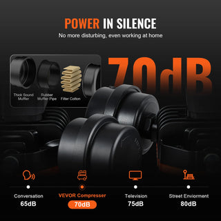 Portable Oil-free Whisper Air Compressor