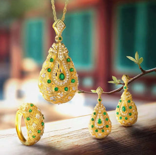 Luxury Sparkle Diamond Jewelry Set
