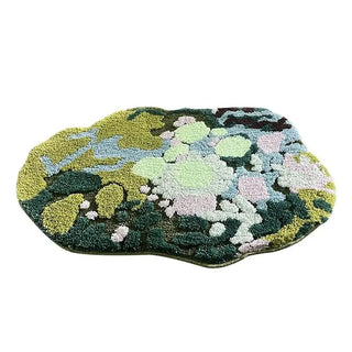 Absorbent Grass Moss Tufted Rug