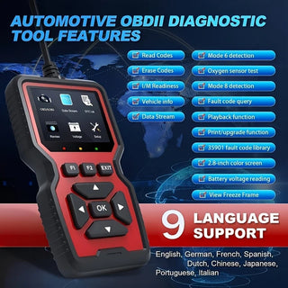 Automotive Diagnostic Reads/Erases Codes Scanner